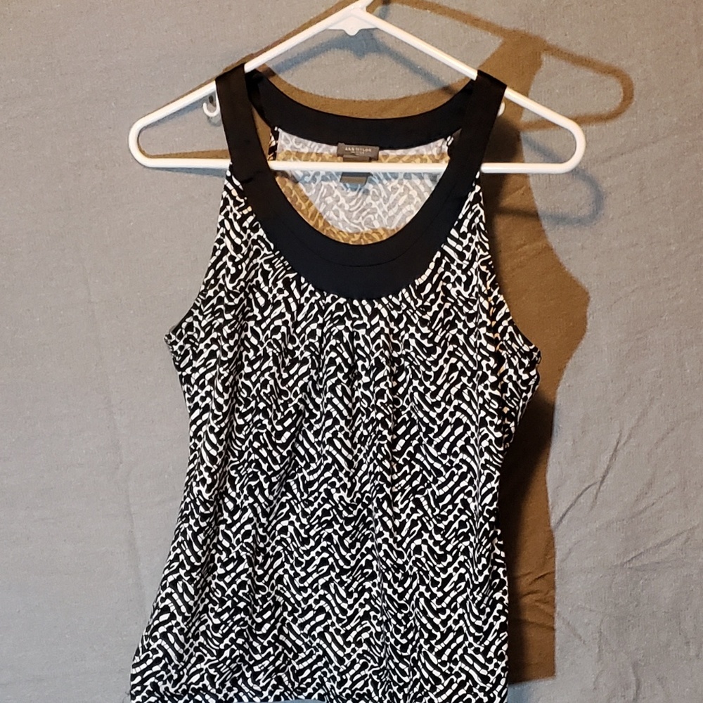 Black and White Dress Tank